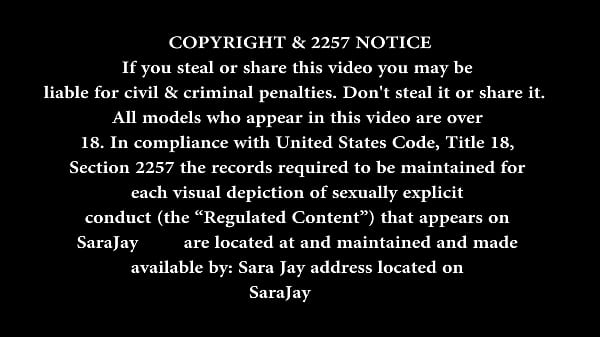 Bubble Ass Action! Pussy Masturbation! Sara Jay Finger Fucks Herself!