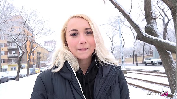 GERMAN SCOUT – BLONDE 19yr OLD GIRL TALK TO SEX FOR CASH AT FAKE MODEL JOB