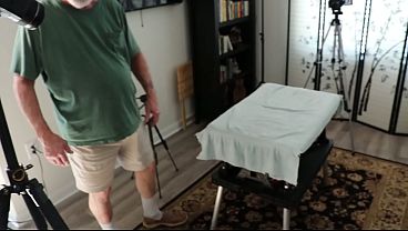 Tiny college co-ed get used by old man for money
